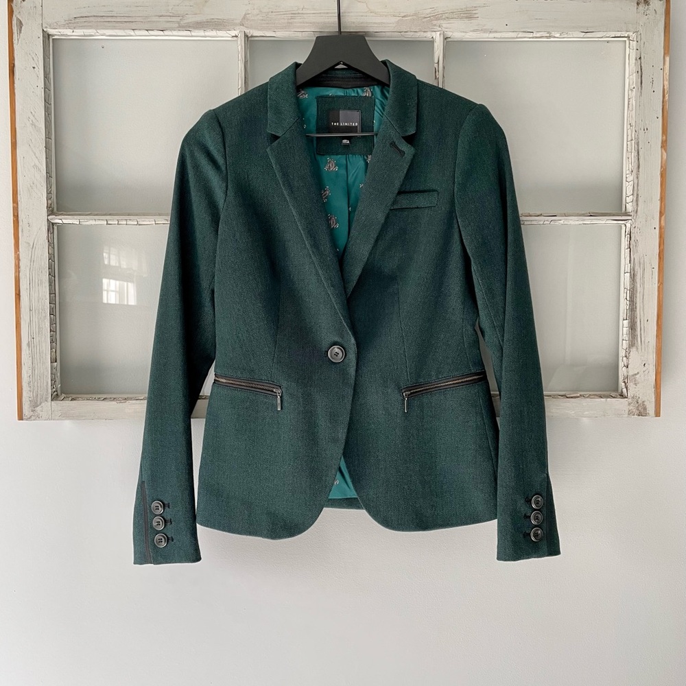 The Limited Green Blazer